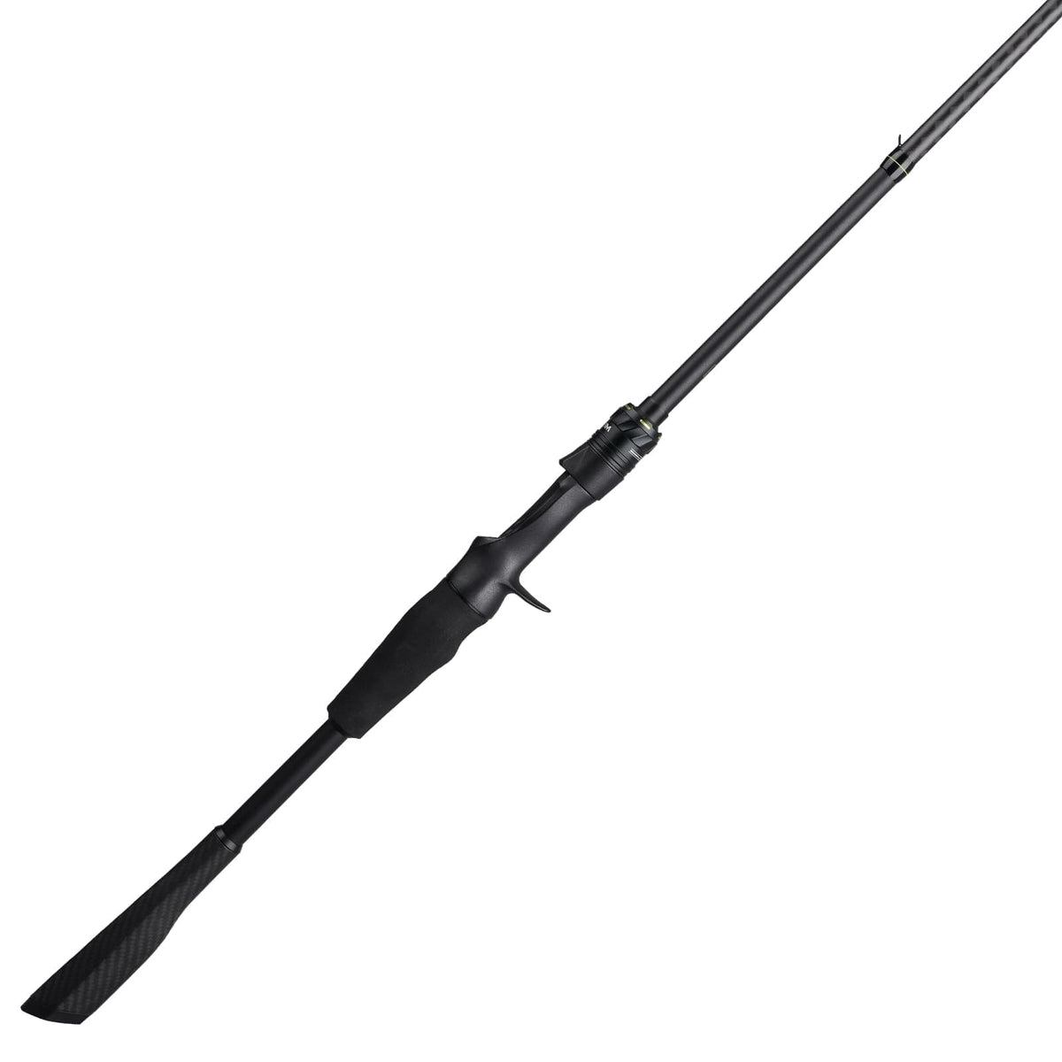 HANDING M1 Casting Rods for Bass Fishing Fishing Rod Casting One Piece Heavy 73" Fast Casting Rod Saltwater with 24T Carbon Fiber Fuji O+A Guides Baitcaster Rod EVA+Carbon Handle