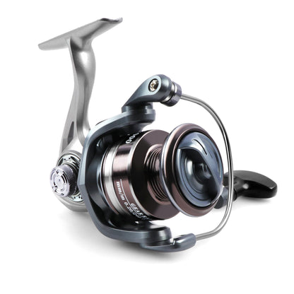 Lacusmall Spinning Reel Saltwater Freshwater Fishing Reel Collapsible Crank Handle 22LBs Max Drag for Easy Fish Control 5.2:1 Gear Ratio(4000)
