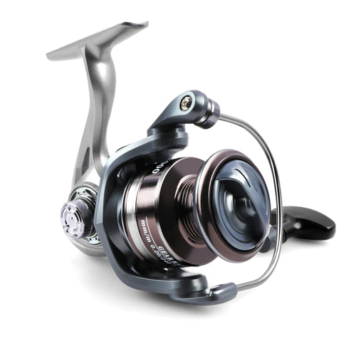 Lacusmall Spinning Reel Saltwater Freshwater Fishing Reel Collapsible Crank Handle 22LBs Max Drag for Easy Fish Control 5.2:1 Gear Ratio(4000)