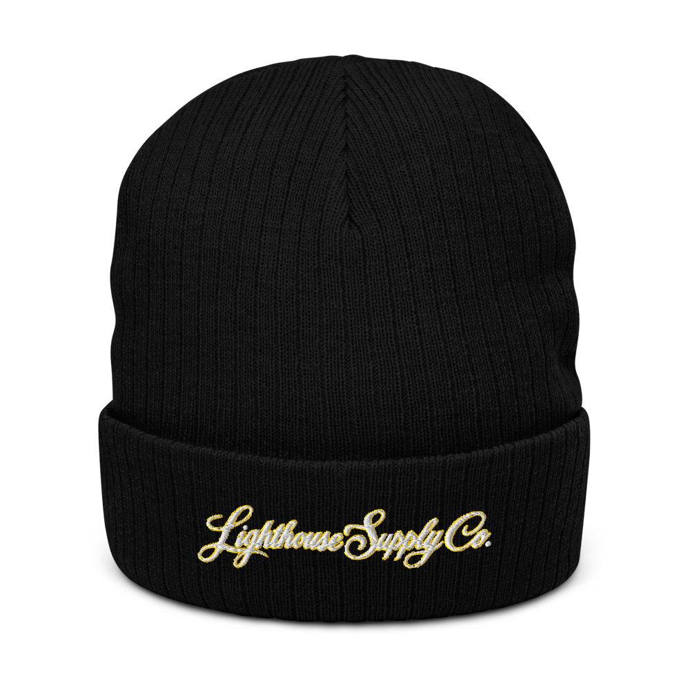 Ribbed Knit Beanie | Atlantis