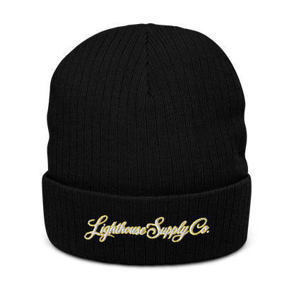Ribbed Knit Beanie | Atlantis