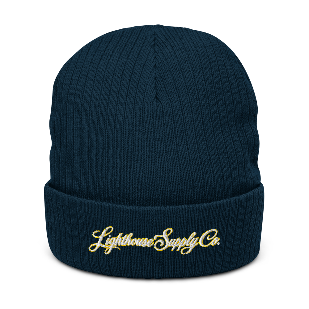 Ribbed Knit Beanie | Atlantis