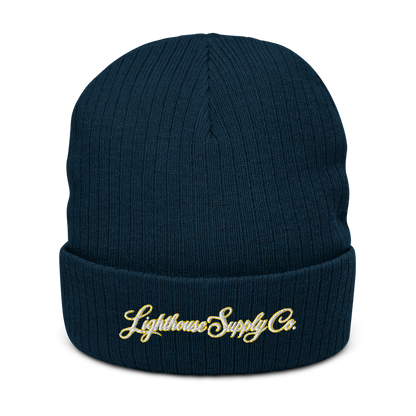 Ribbed Knit Beanie | Atlantis