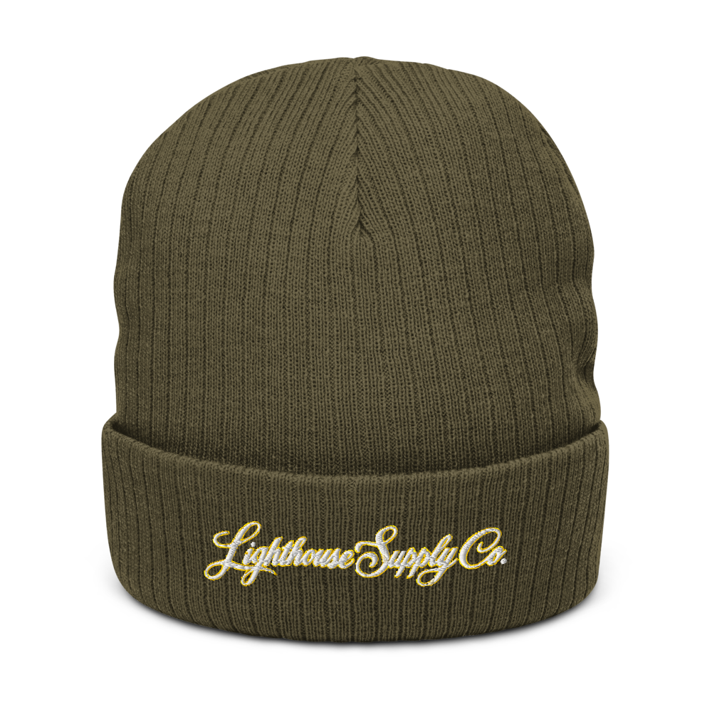 Ribbed Knit Beanie | Atlantis