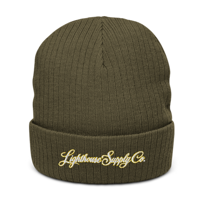 Ribbed Knit Beanie | Atlantis